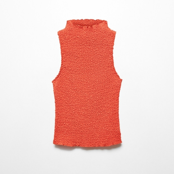 Mango Ruched Sleeveless Top - Picture 5 of 9